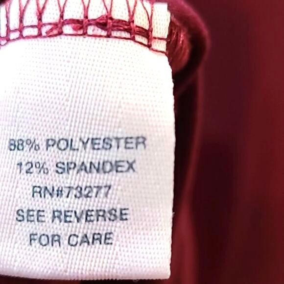 MUDD Cold-Shoulder Dress, Maroon, Size Large - Picture 6 of 6